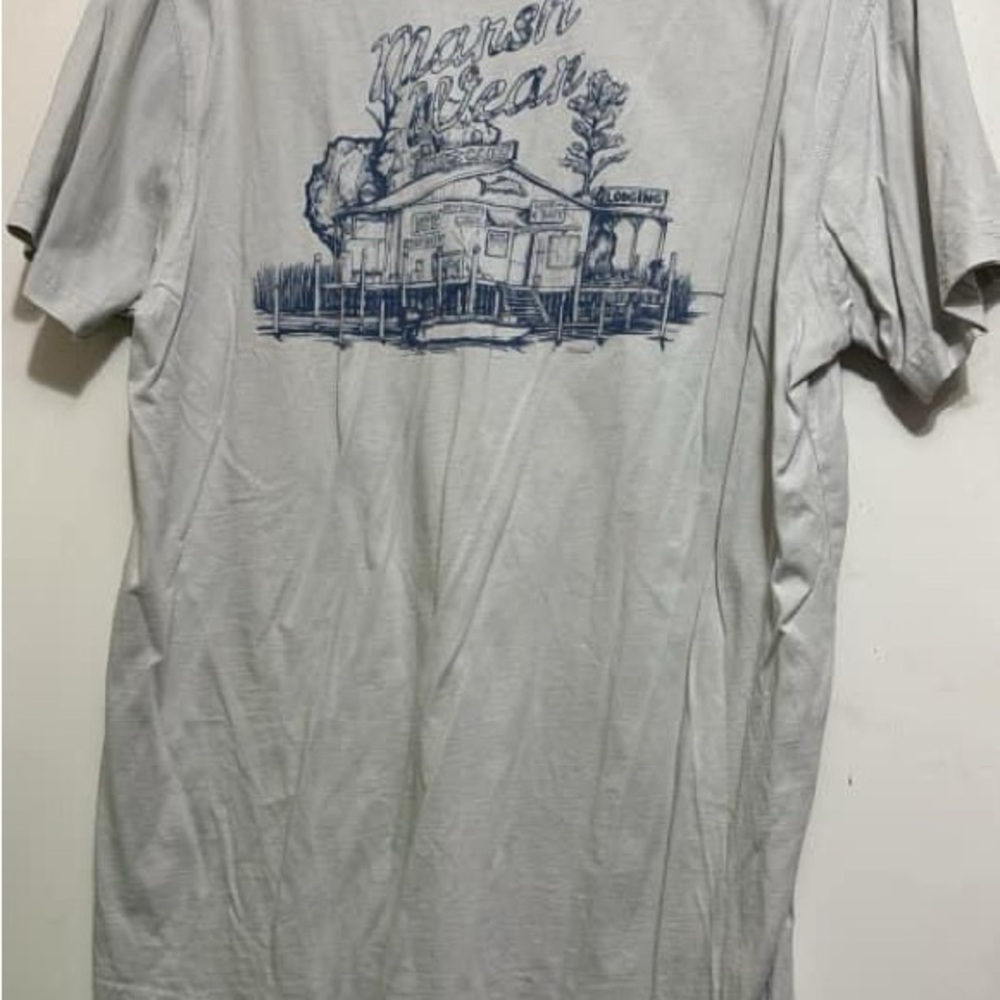 Southern Marsh Light Gray Graphic Tee